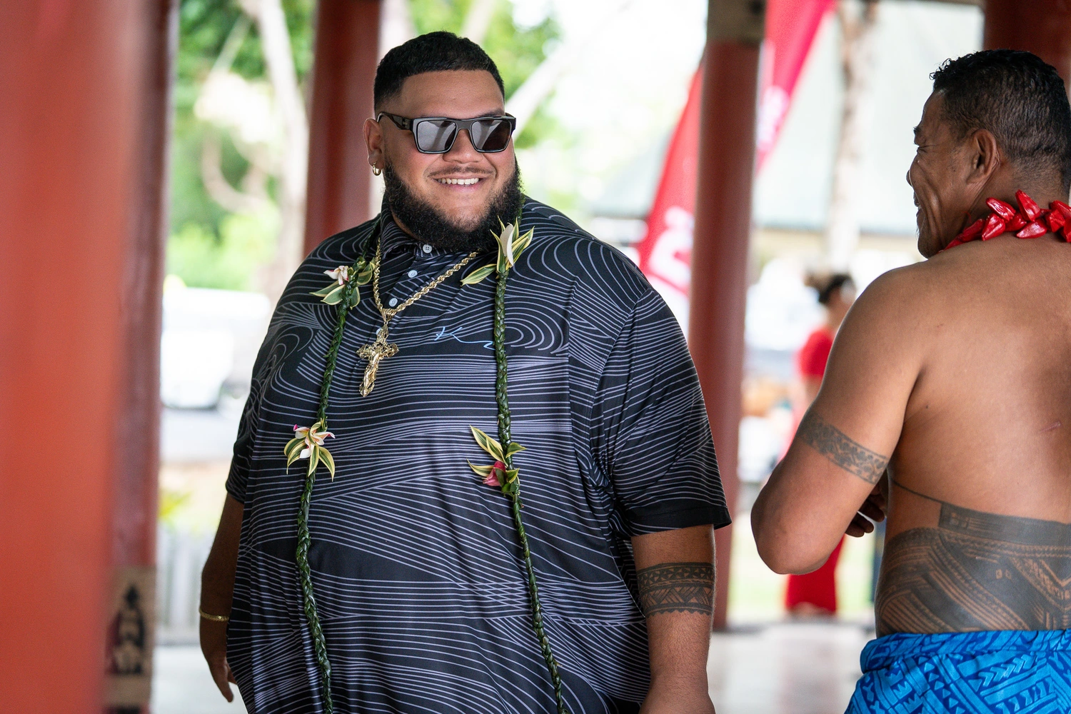 Josh is happy to be in Samoa