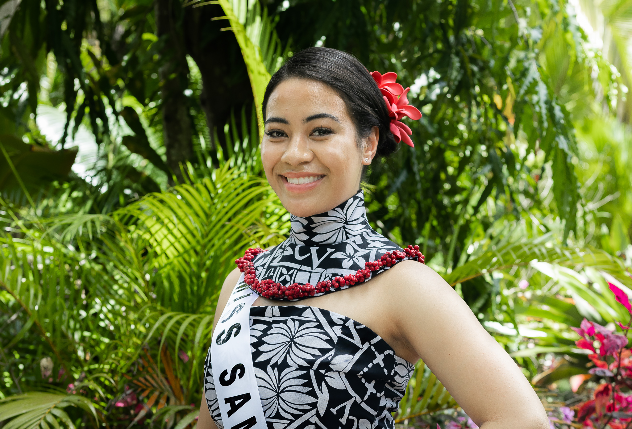 Vodafone Miss Samoa Victoria campaigns for health