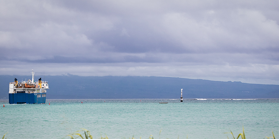 Vessel takes supplies to Savai'i