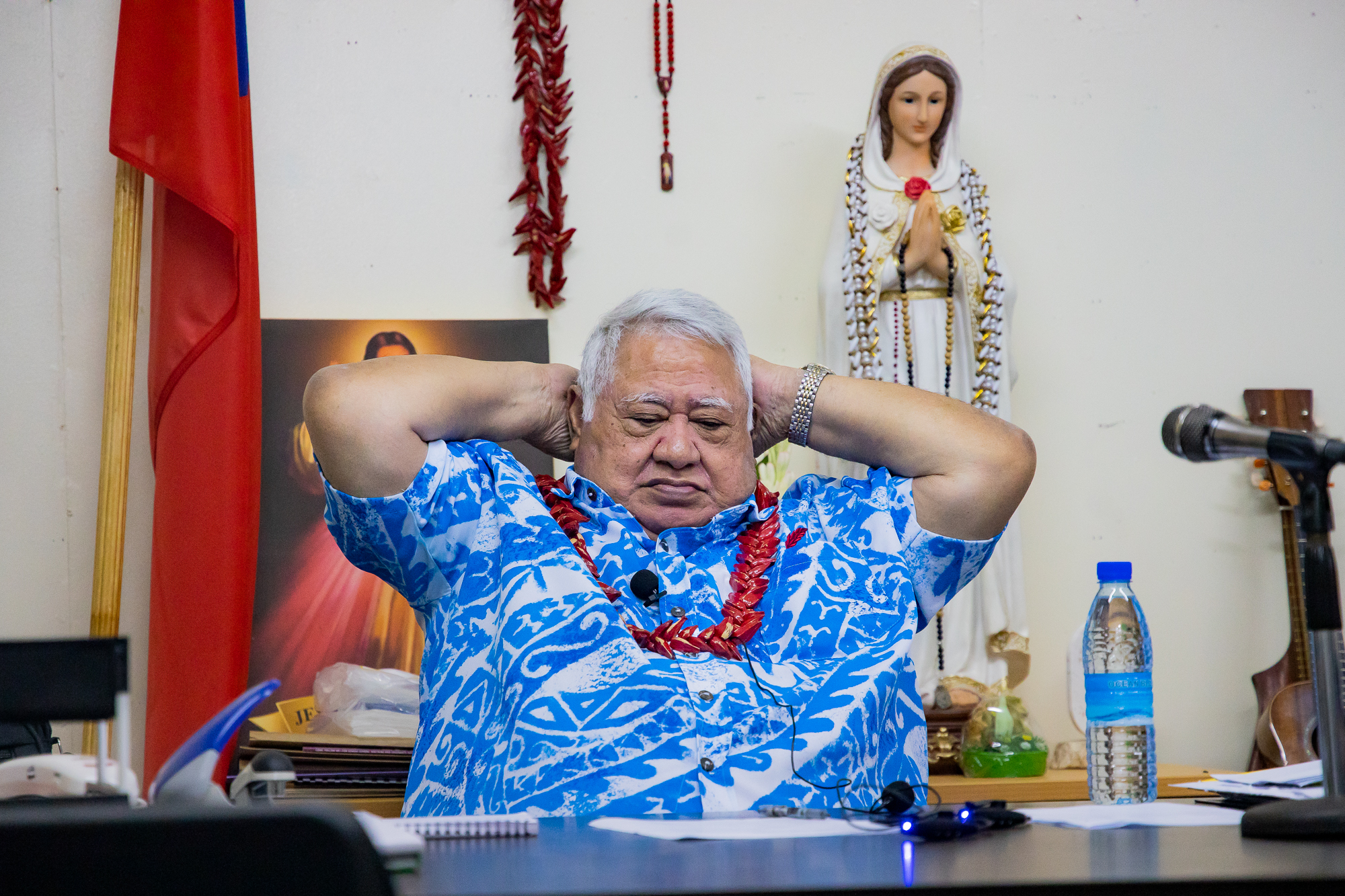 Opposition leader hospitalised and released