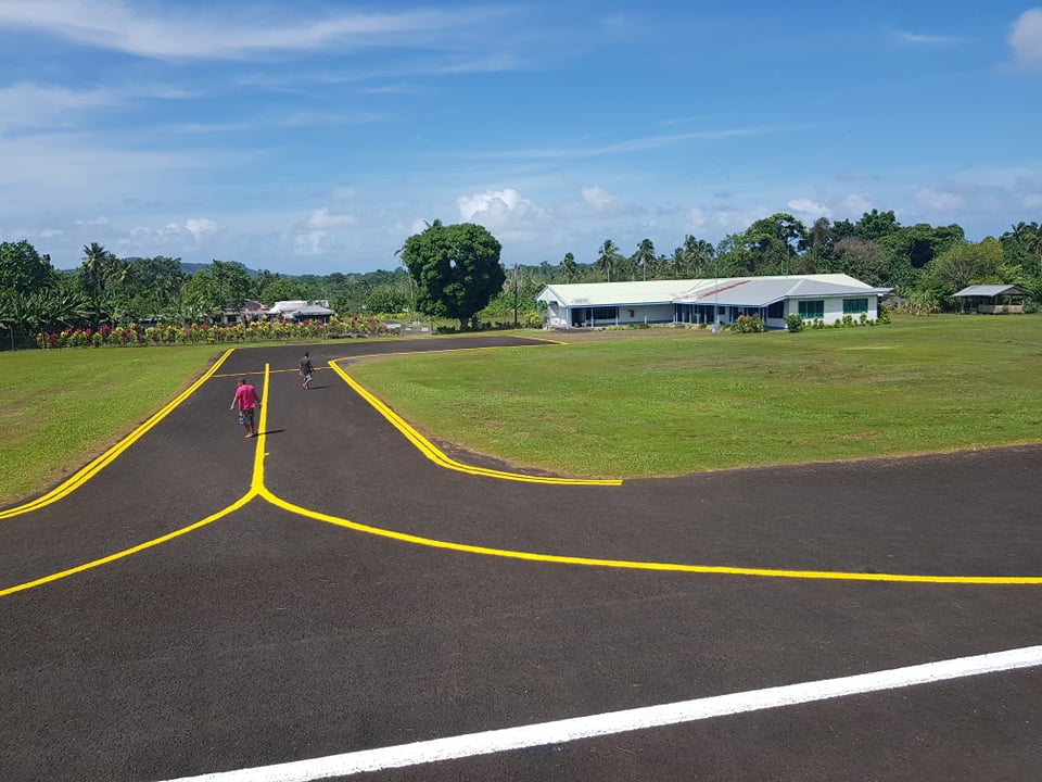 Maota Samoa runway gets fresh paint