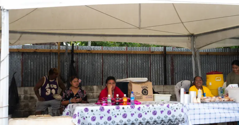 A battle against the elements, open tents at Fugalei
