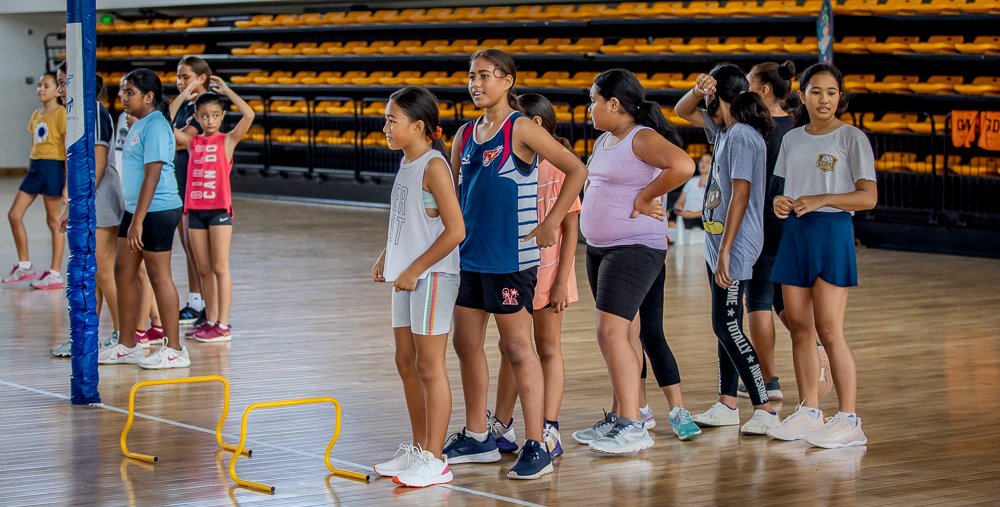 Netball Samoa selects U–21 Long Squad