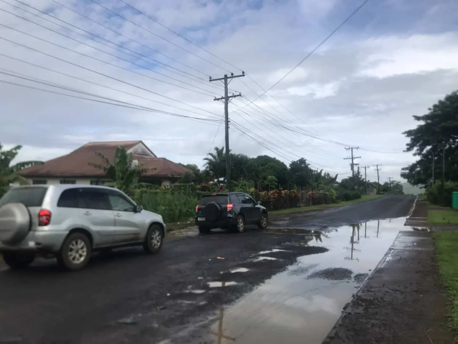 Siusega road a daily hazard 
