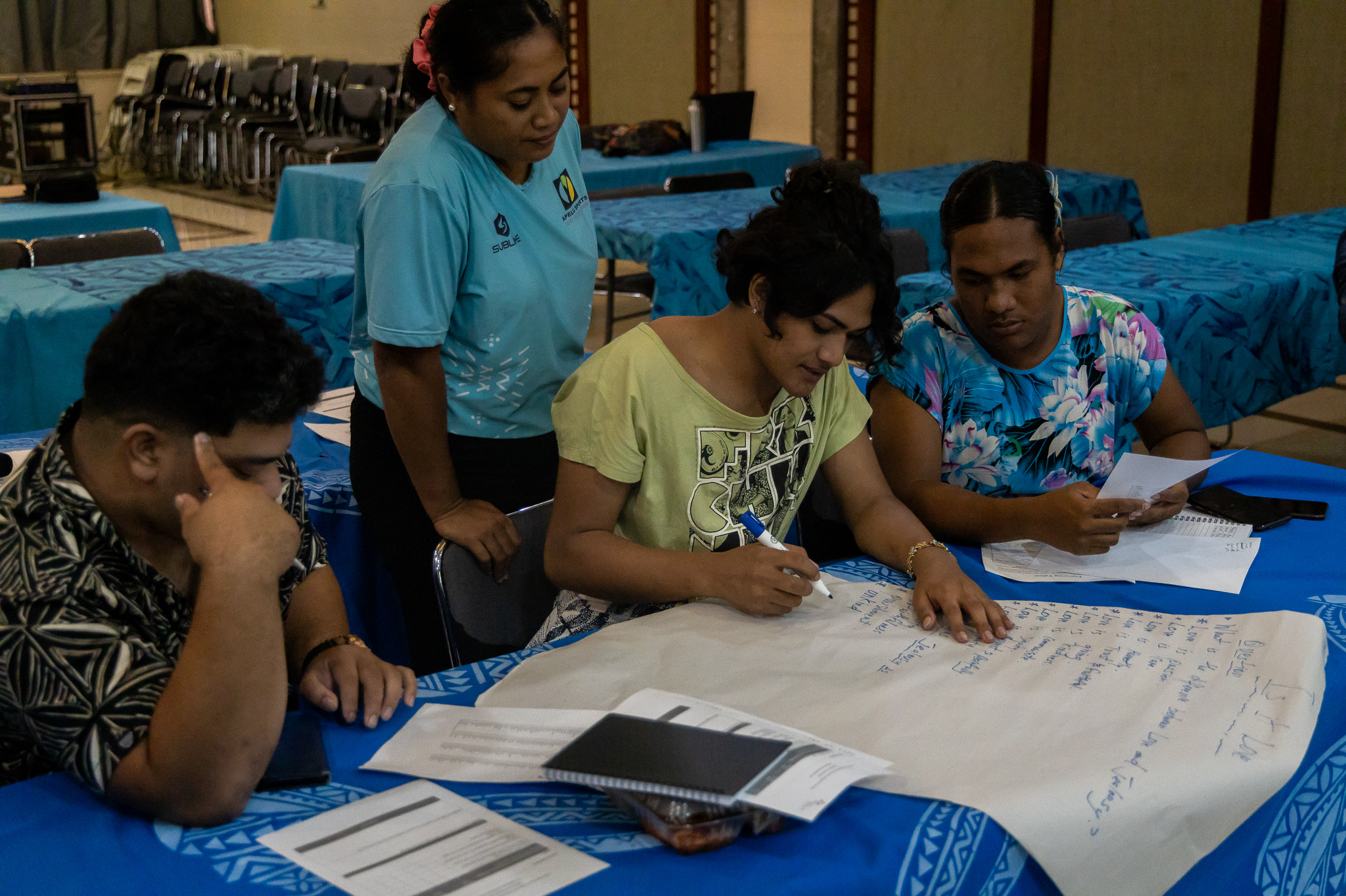 Out-of-school youth attend family education conference 