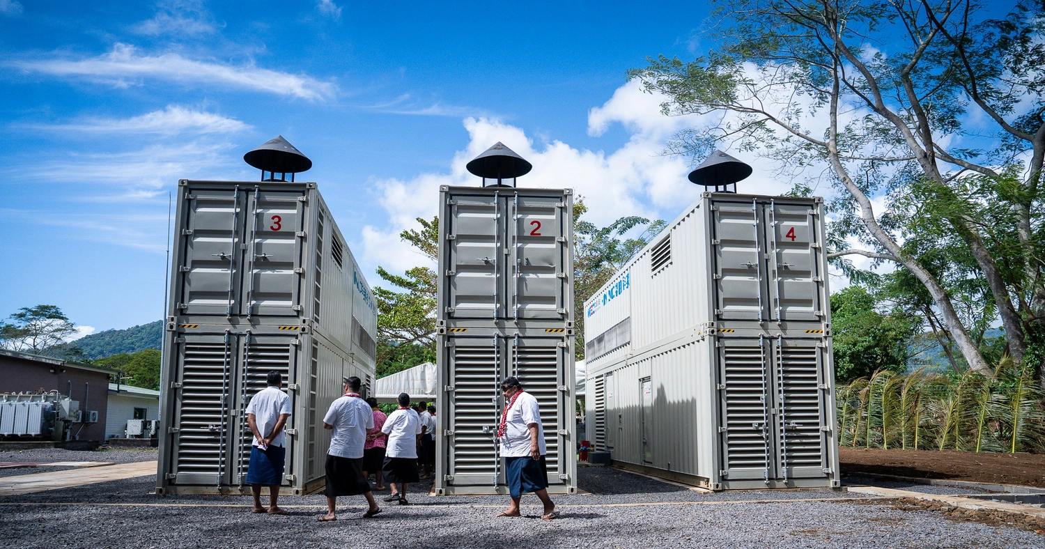 New generators at Fuluasou substation