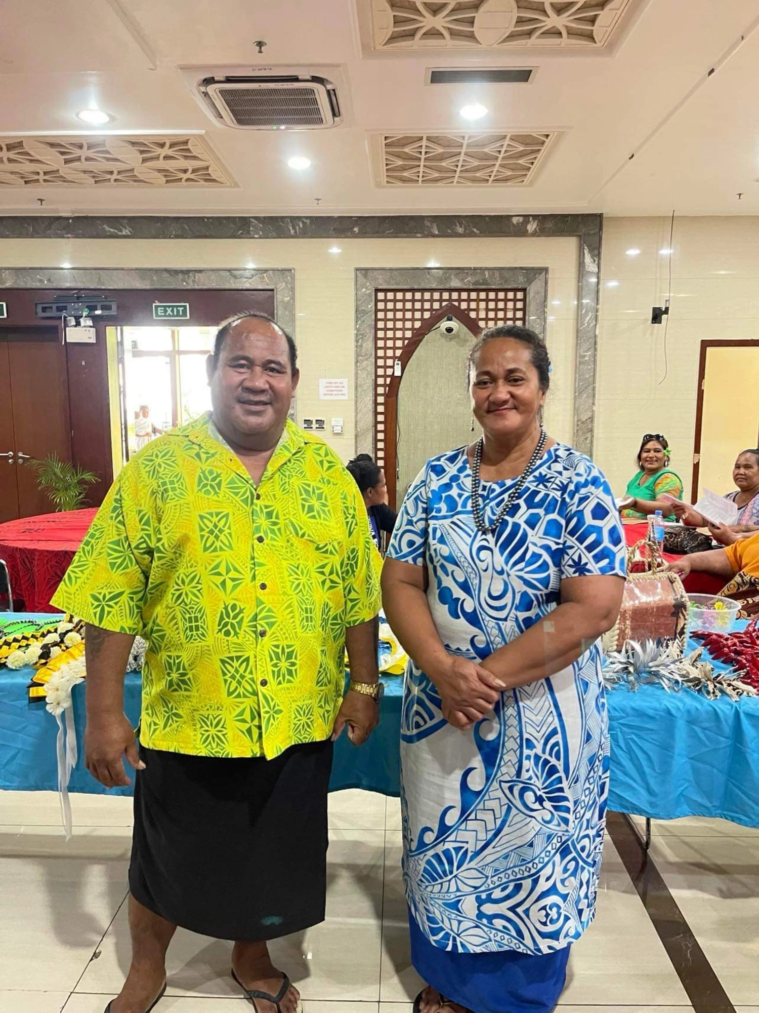 Man carries on late wife's talent.