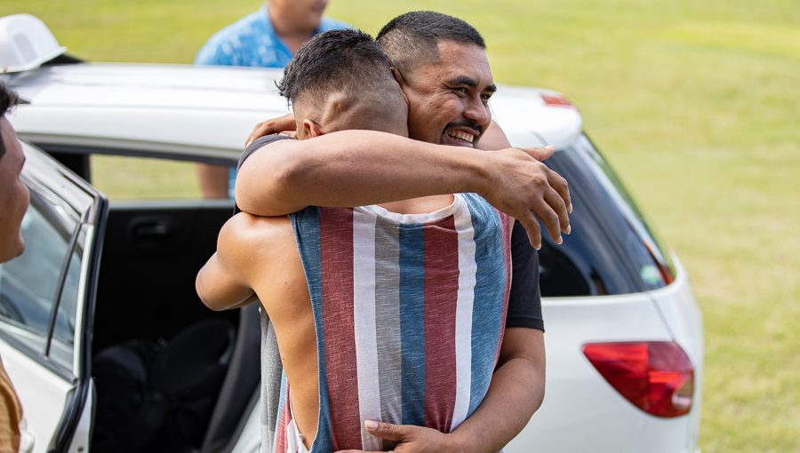 Families happily reunited after 14-day quarantine 