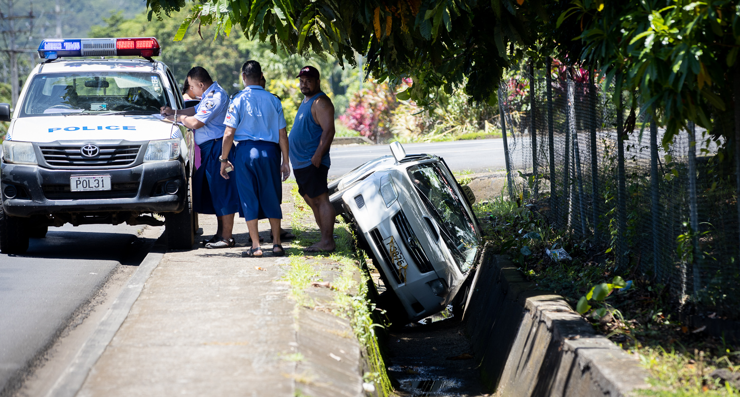 Sleepy cab driver ploughs into ditch