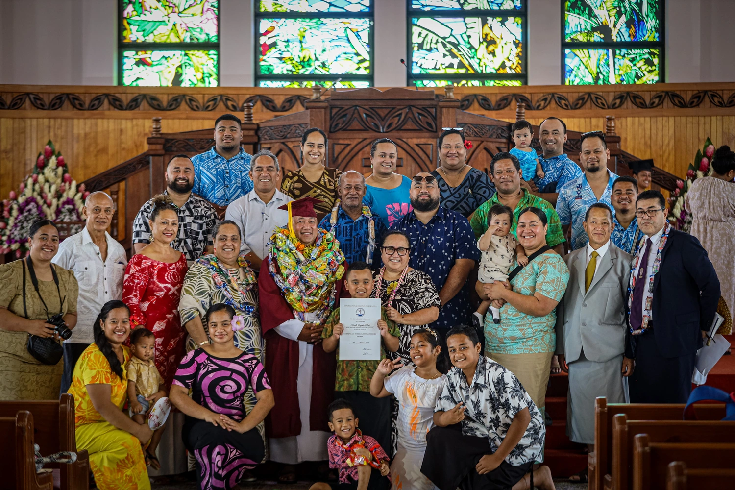 Historical graduation for Malua Bible School 