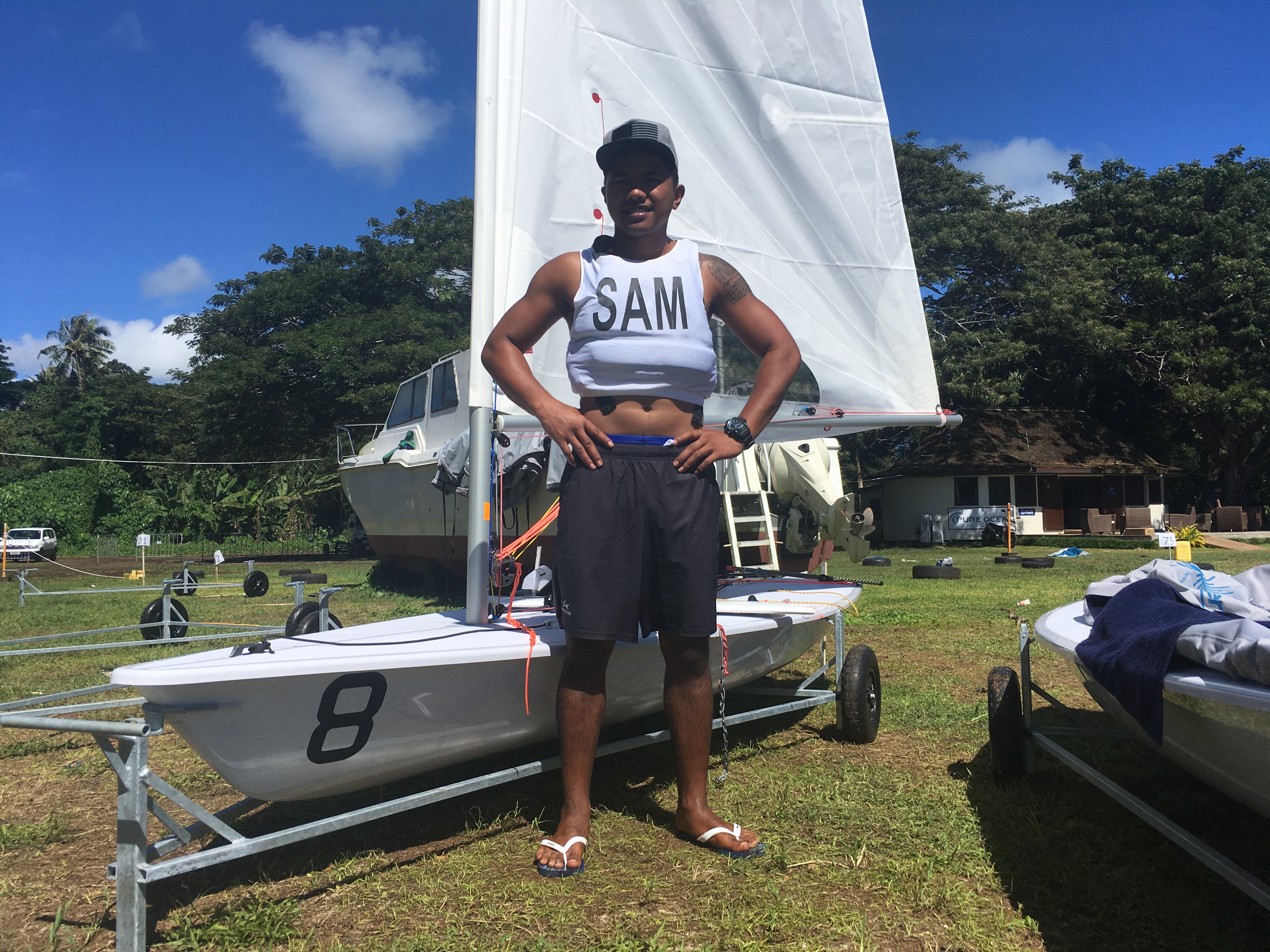 Slow start for Touli on the Laser Radial