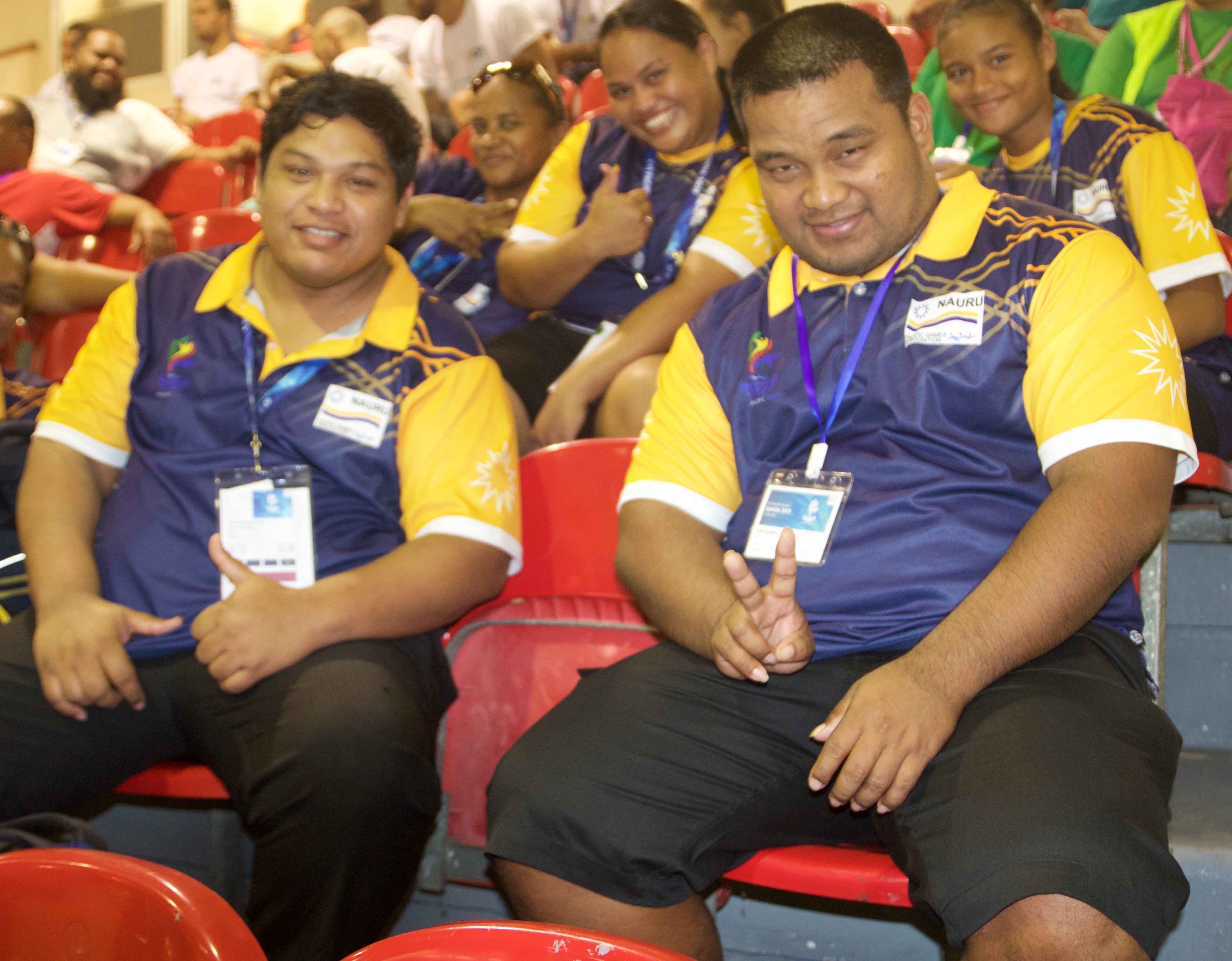 Team Nauru impressed with local hospitality during Games