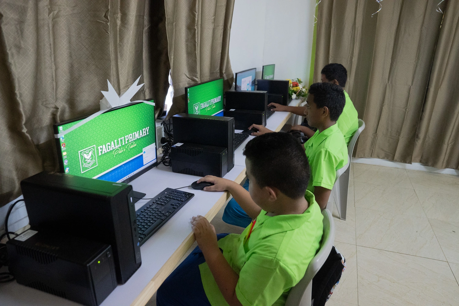 Fagalii Primary opens $51K computer lab