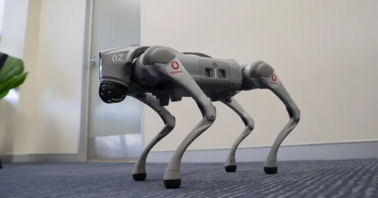 Robo-Dog to lead Vodafone's Independence march