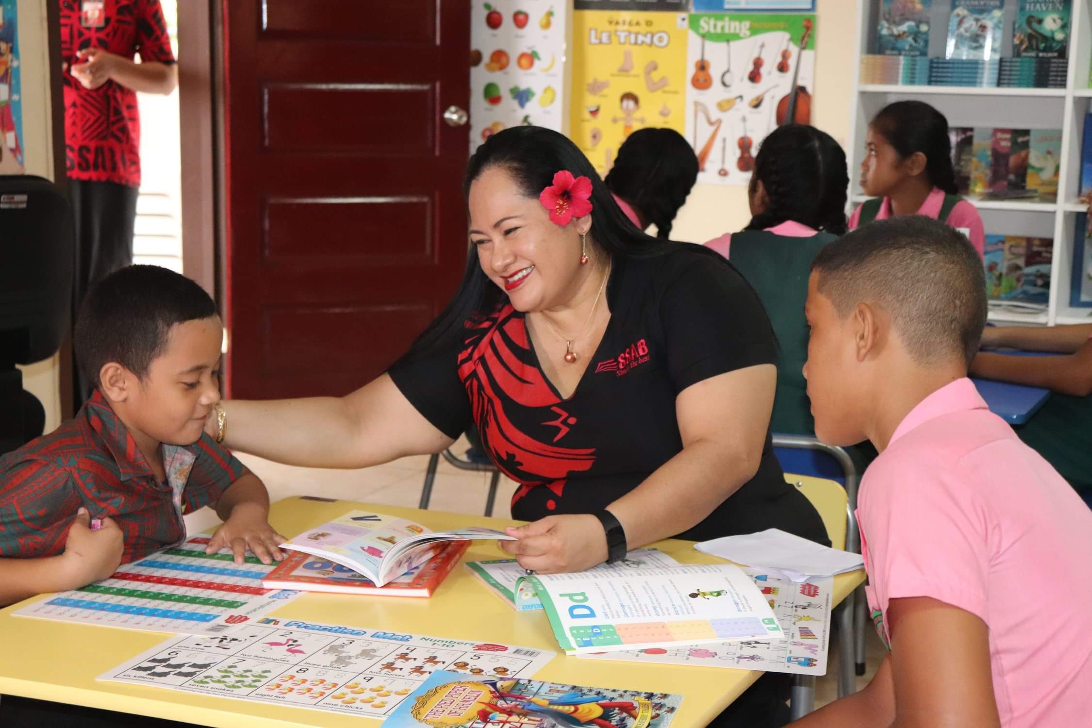 Iva Primary Sch. opens library and Study Center