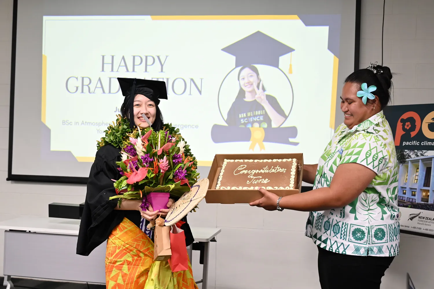 Pacific send-off for Korean climate intern 