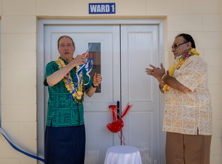 Extended Faleolo Hospital unveiled