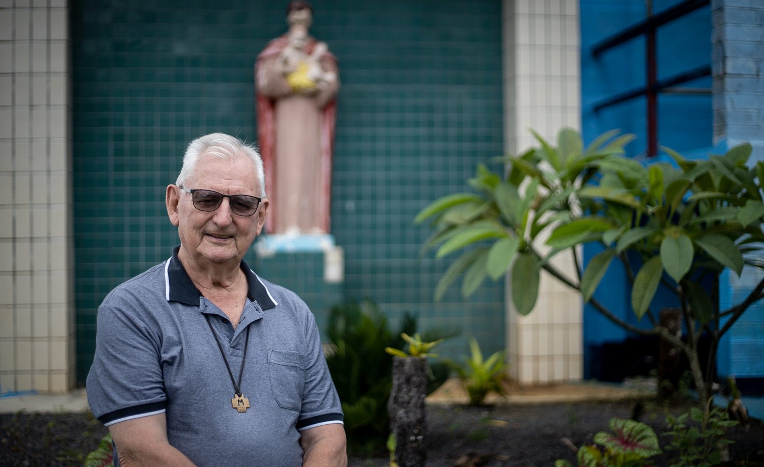 Br Kevin O'Malley back at St Joseph's College