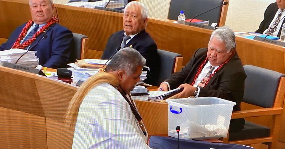 Speaker objects to La’aulialemalietoa reference, La’auli takes oath twice 