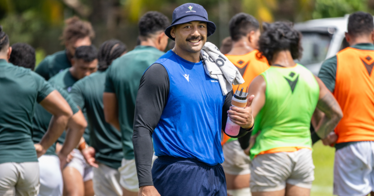 Manu Samoa's Samuel Slade finds his roots