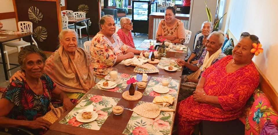 Elderly celebrate Mother's Day in advance 