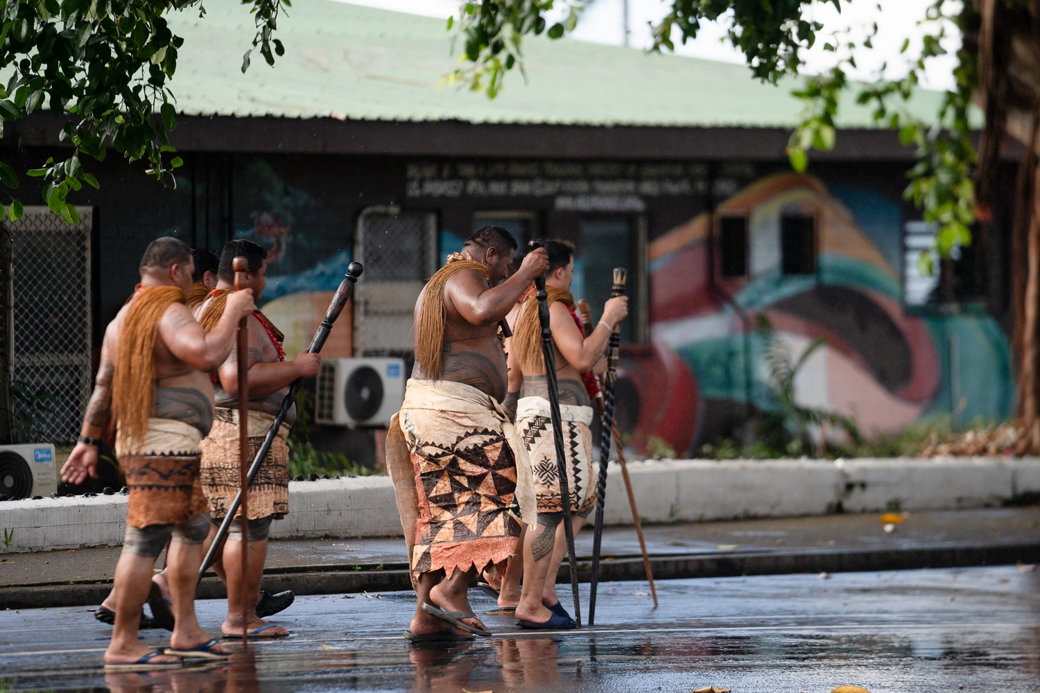 An anticipated visit, a matai title and claims on local media