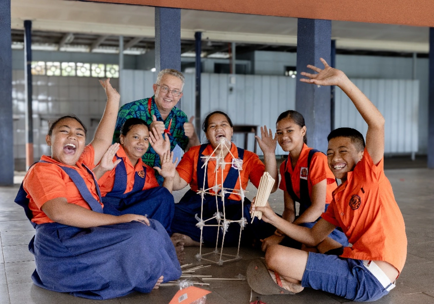 Falefitu Primary School celebrates Commonwealth Day