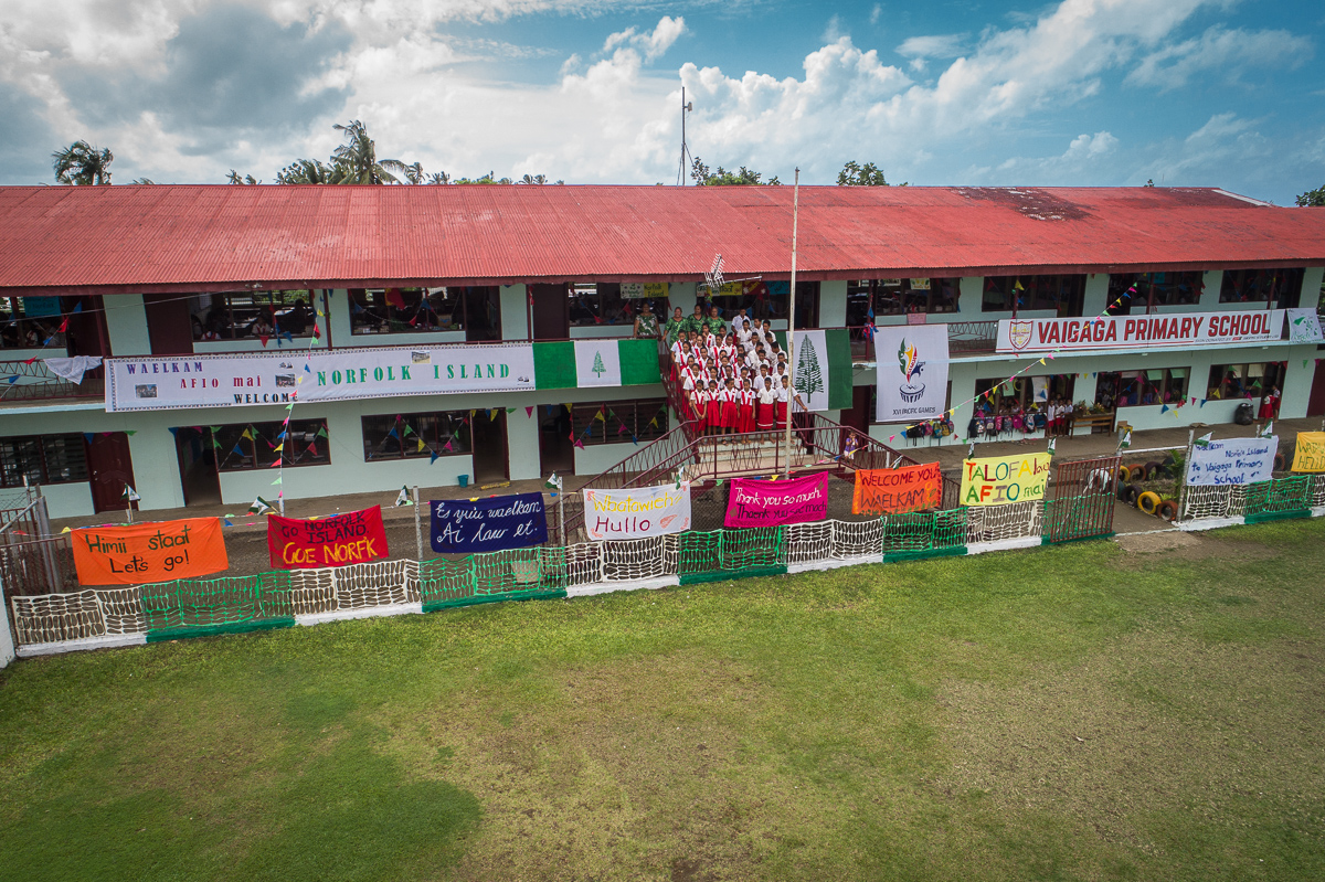 Vaigaga and Aleisa schools countdown to Games