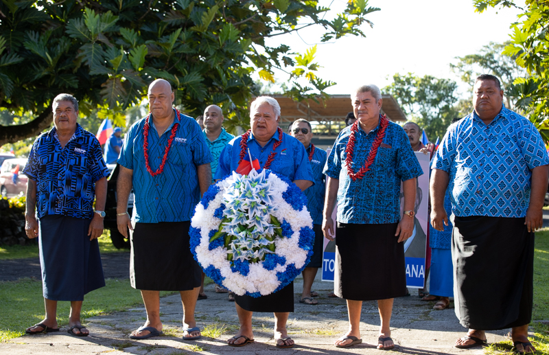 H.R.P.P. pays tribute to former P.M. in Savai'i