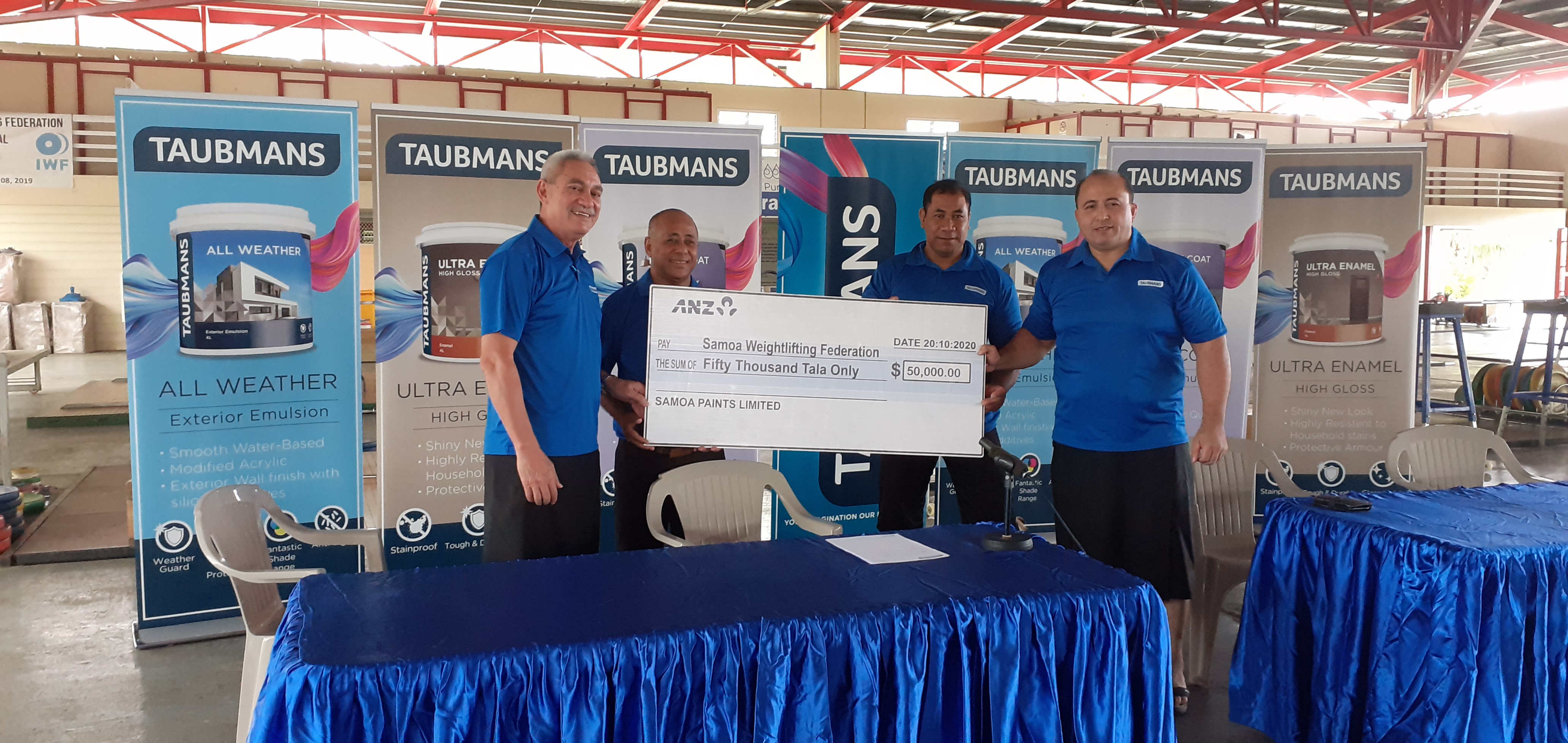 Samoa Paints pledge $50,000 weightlifting sponsorship