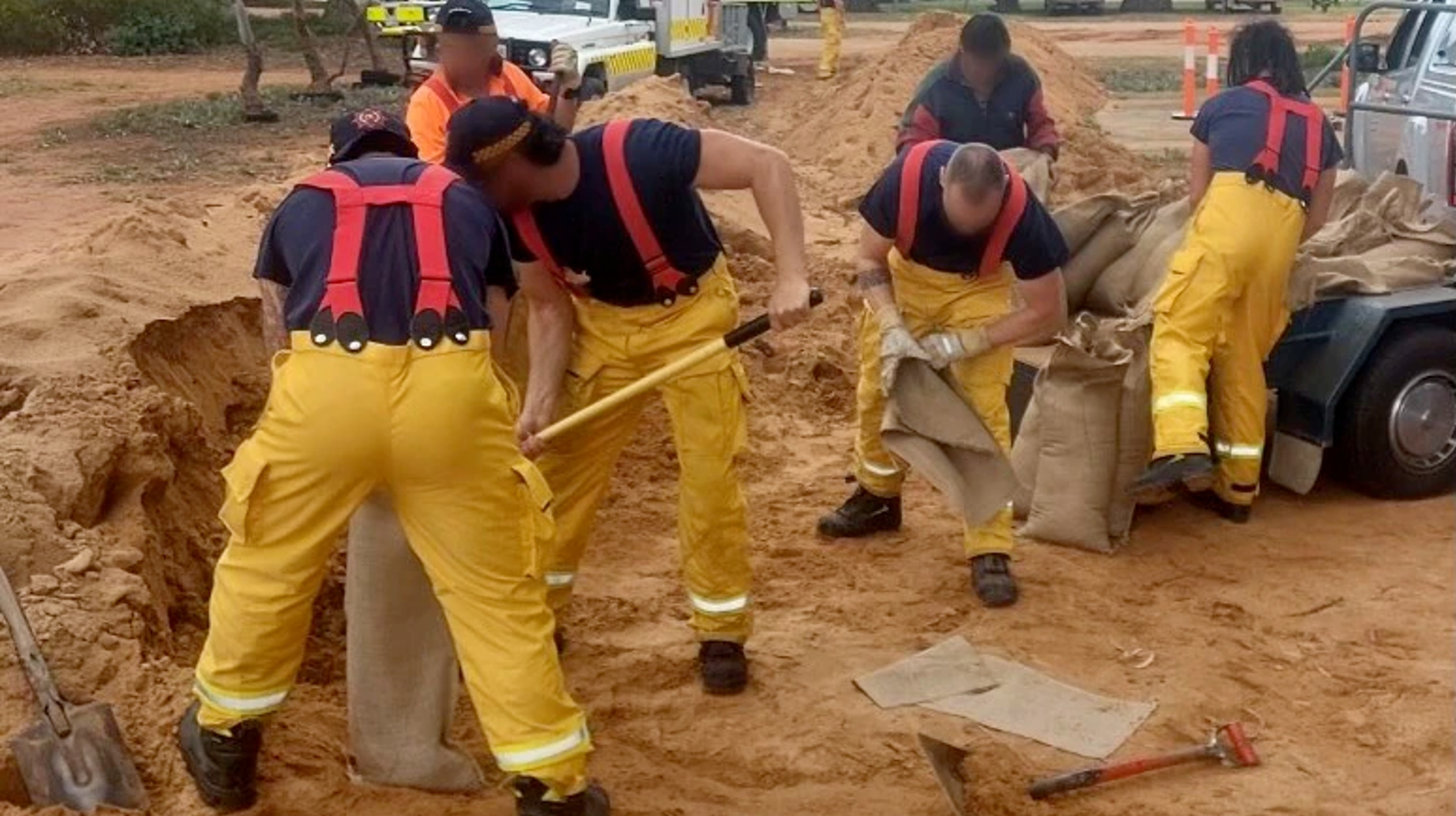 Seasonal workers help protect Australian town