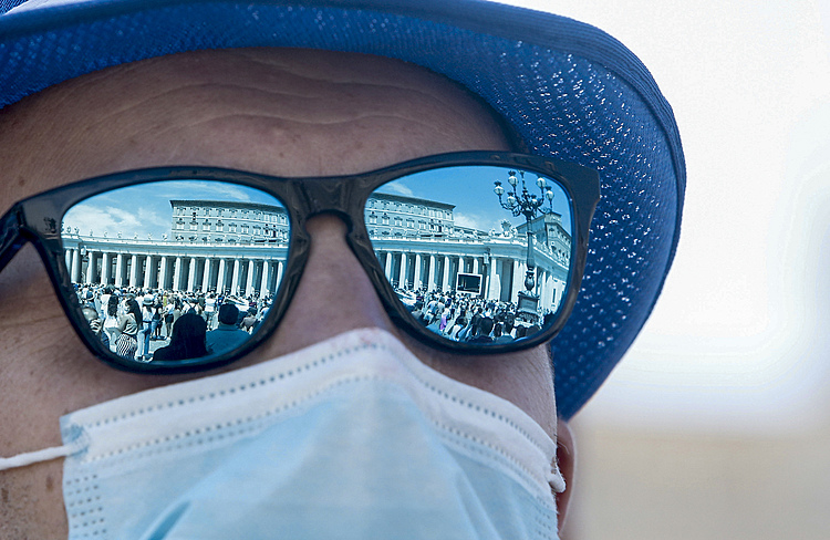 The Latest: Pope urges support for elderly during pandemic