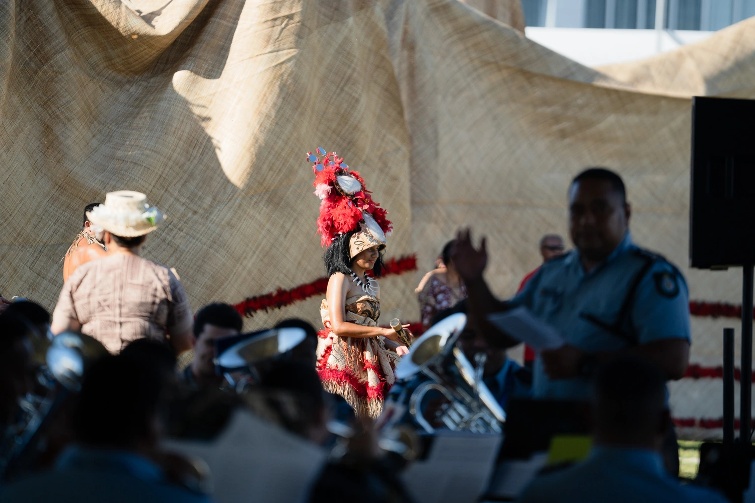 Districts, American Samoa present ta’alolo for new Parliament offices