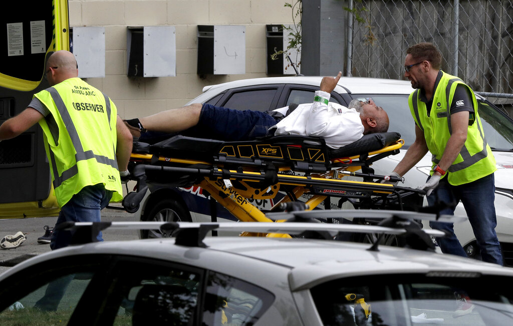 Witness: Many dead in New Zealand mosque shooting