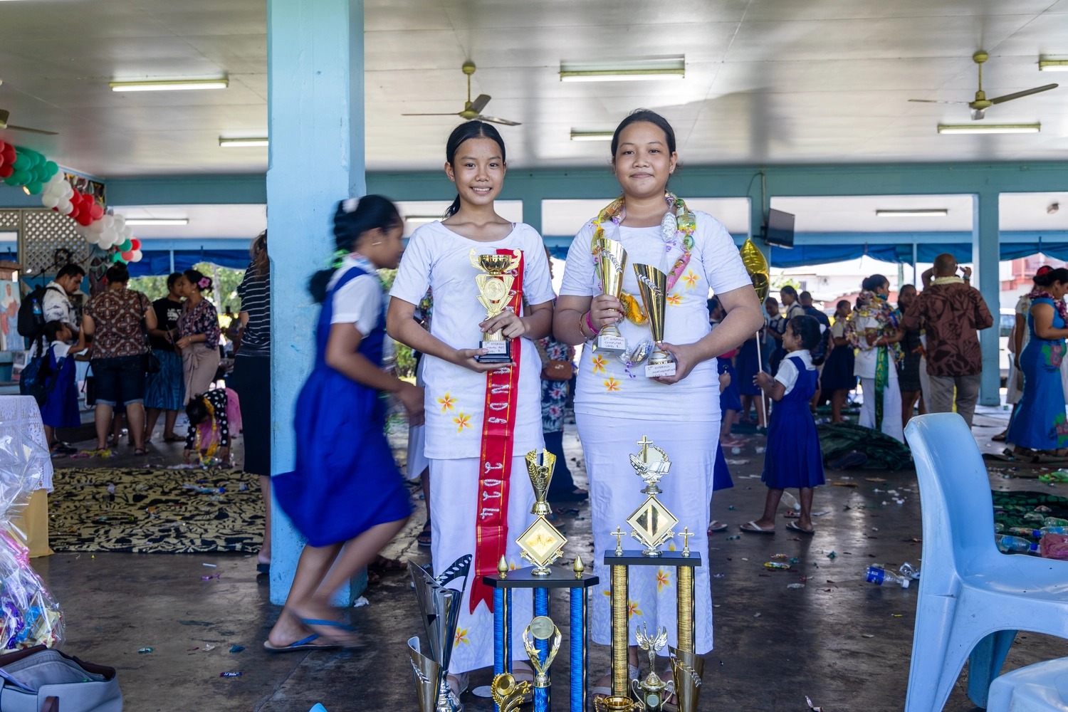 Twin sisters at St. Mary's make family proud