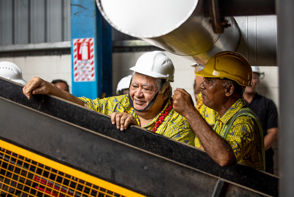 Samoa commissions first biomass gasification plant