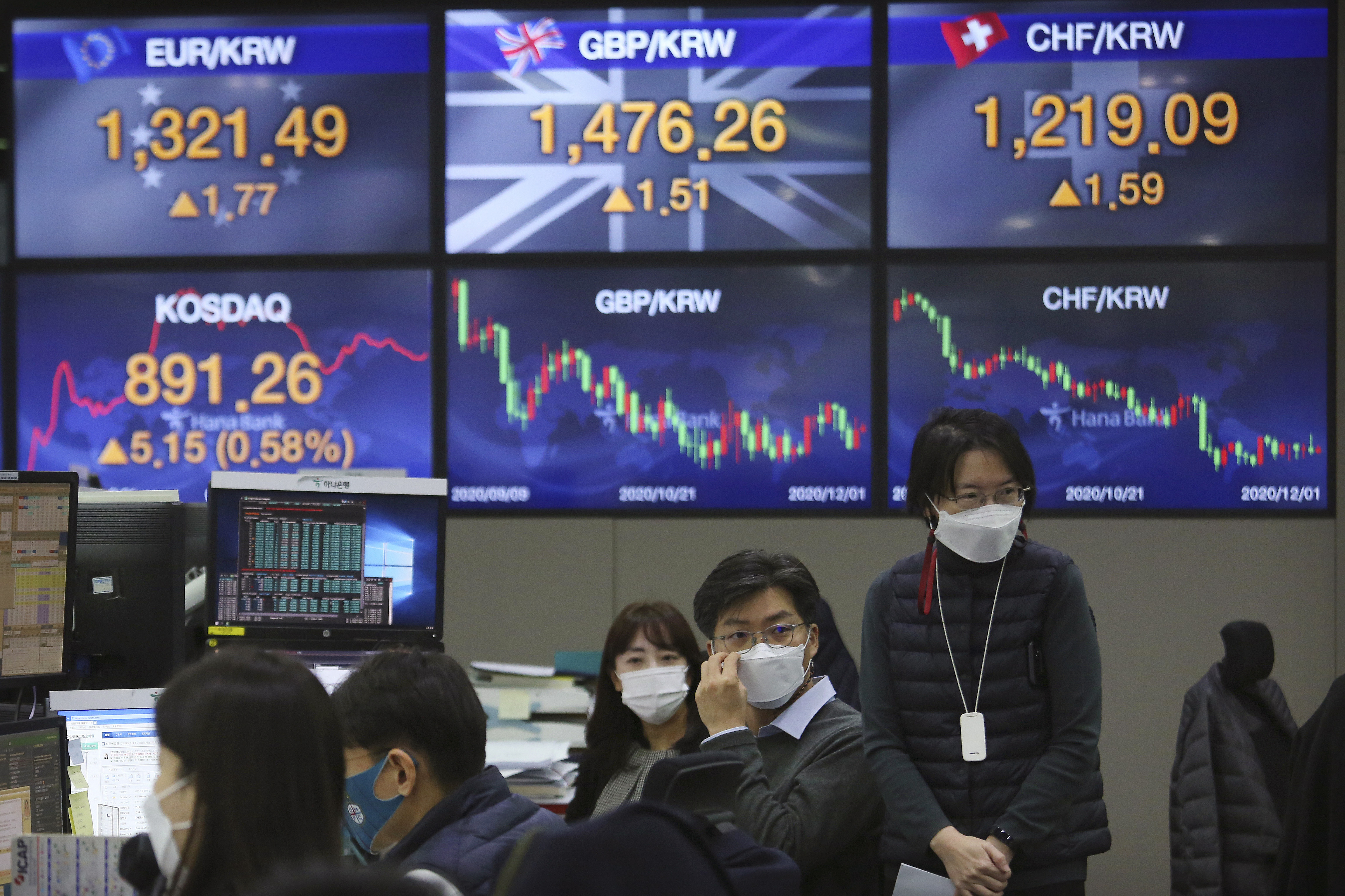 Global stocks gain on stronger Asian trade, manufacturing