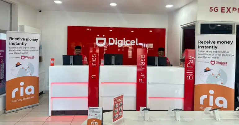 Digicel Samoa teams up with Ria Money Transfer 