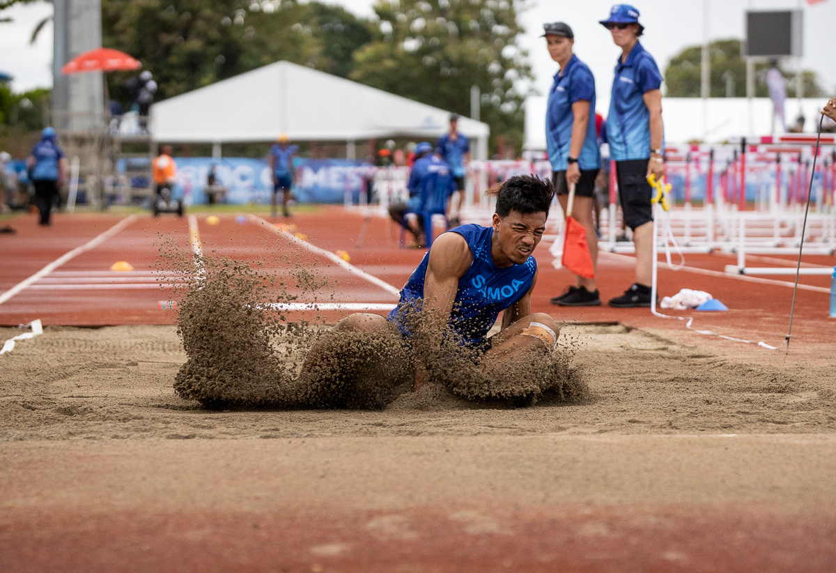 Kelvin Masoe's golden jump breaks Samoan record
