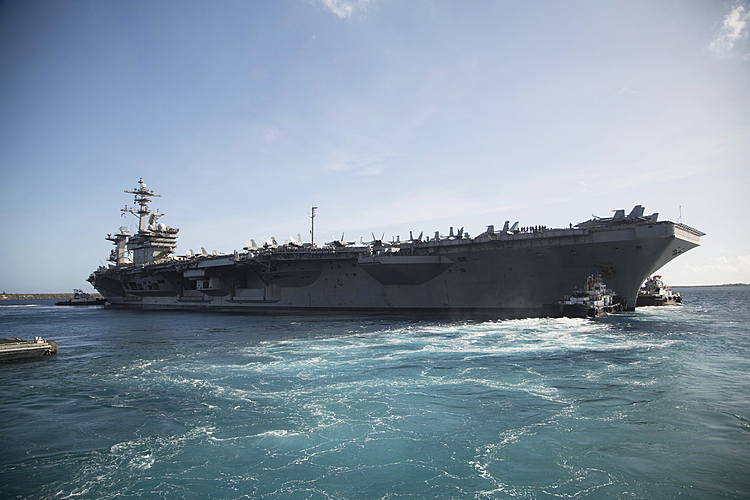 Aircraft carrier returns to sea after coronavirus outbreak