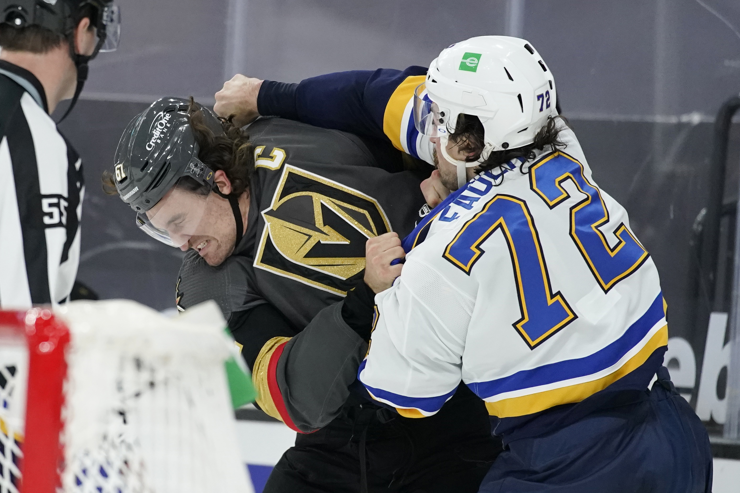 The Latest: Blues to allow up to 1,400 fans at home games