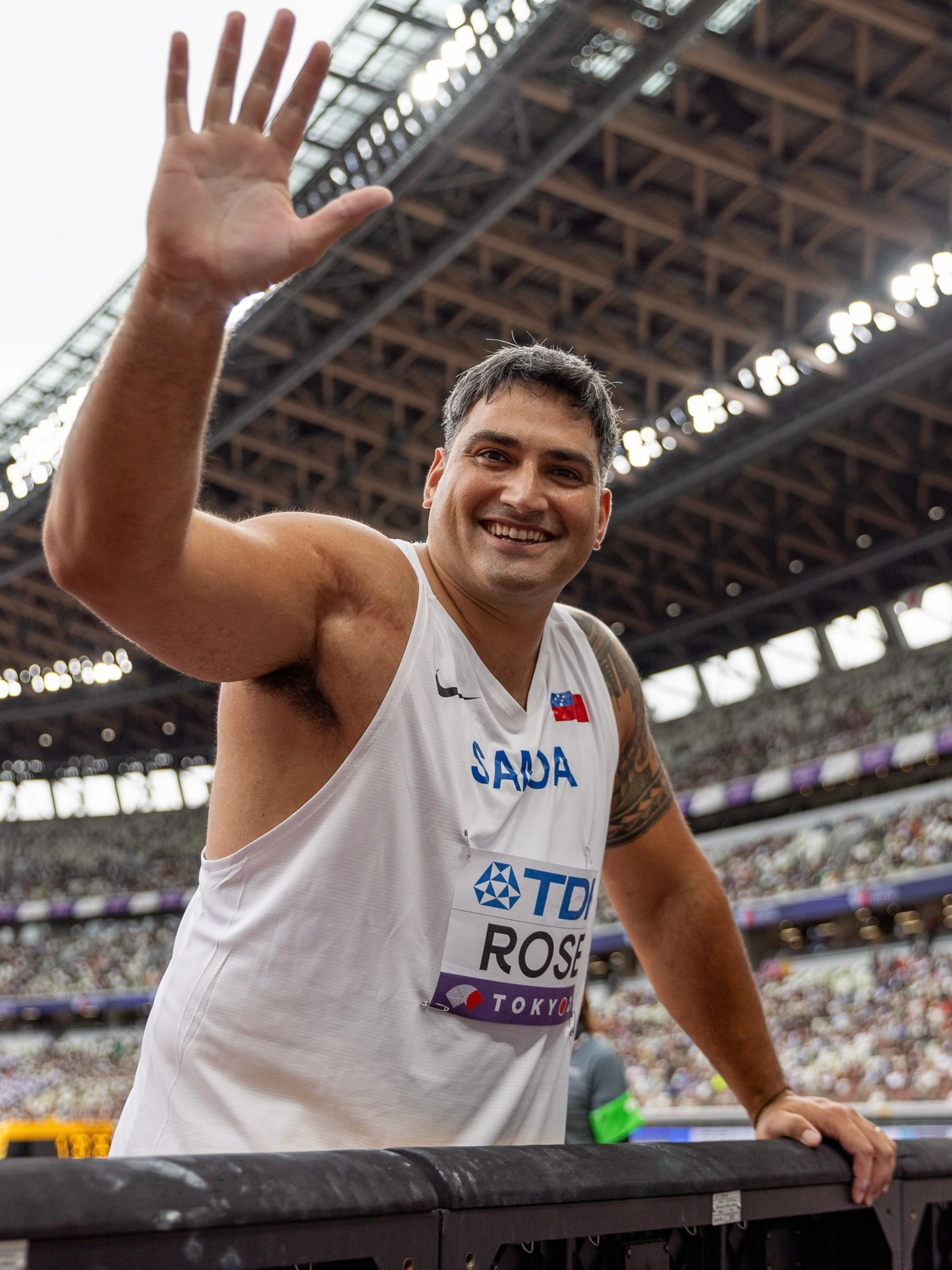 Rose claims Samoa's first World Champs medal