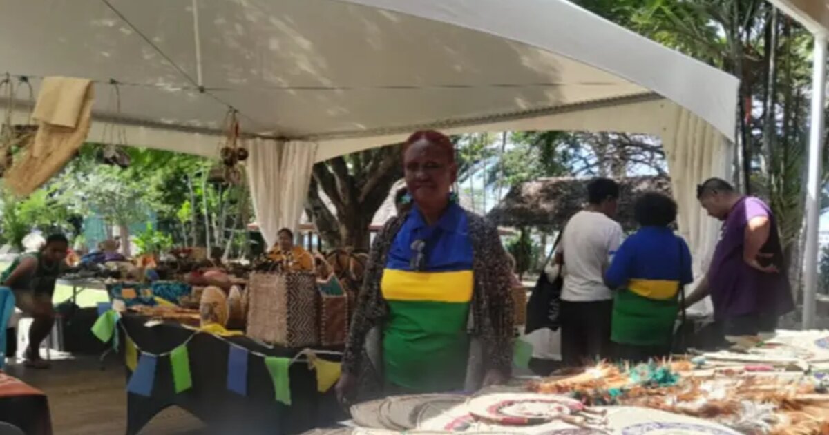 Solomon Islands vendor shares culture at Samoa market expo