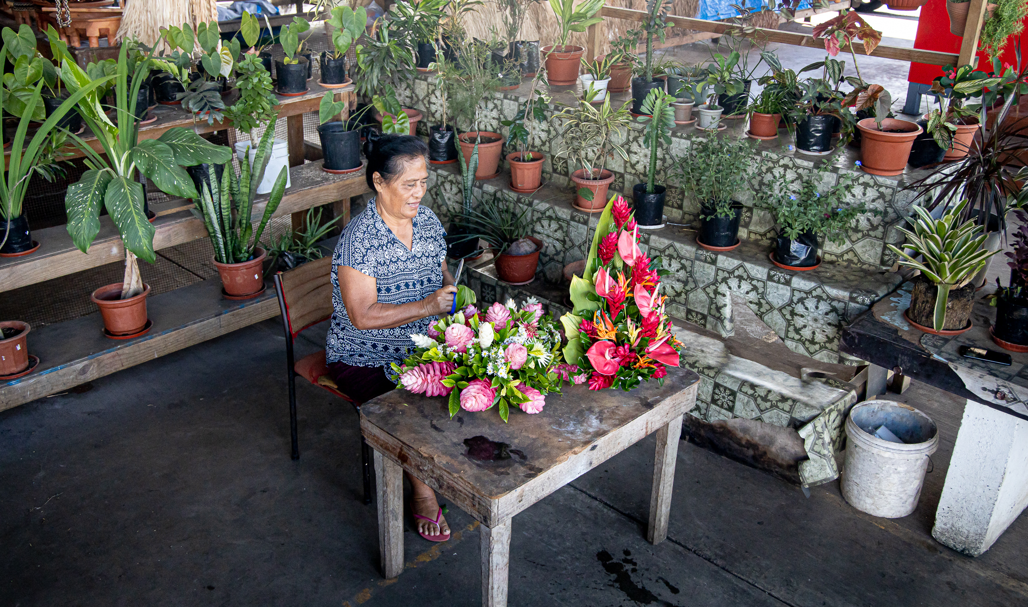 Florists strive as economy wilts