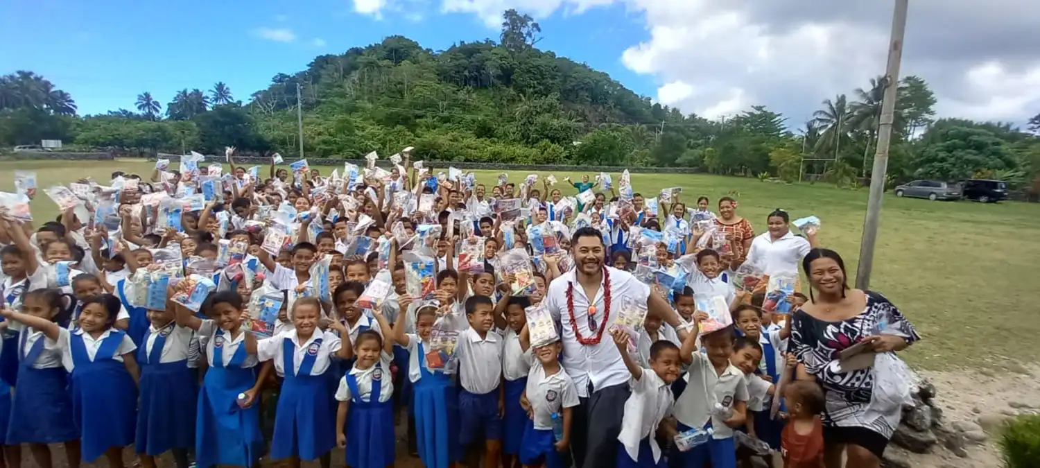 Bright smiles at Falealupo Primary 
