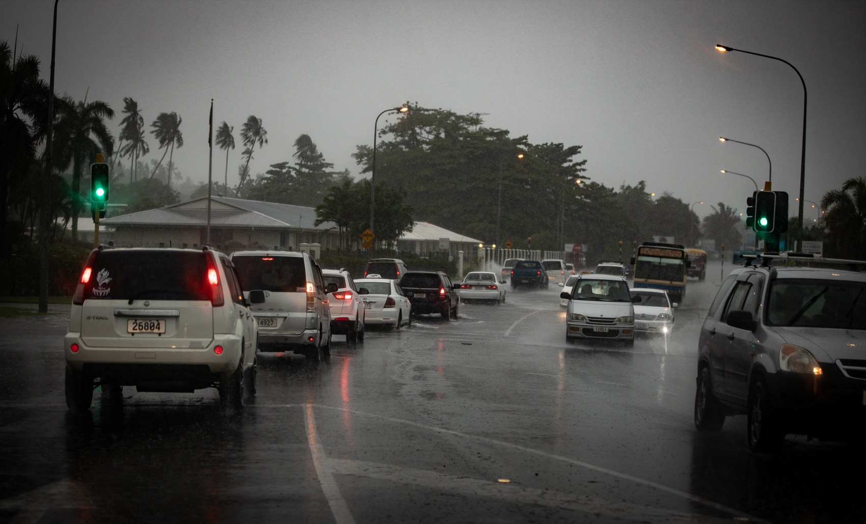 Low pressure systems remain over Samoa