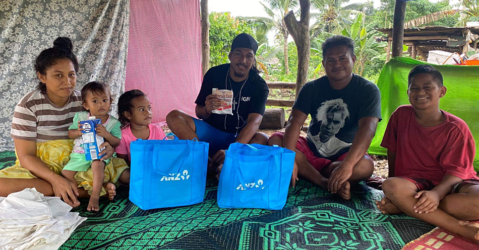 Ten families benefit from bank's generosity