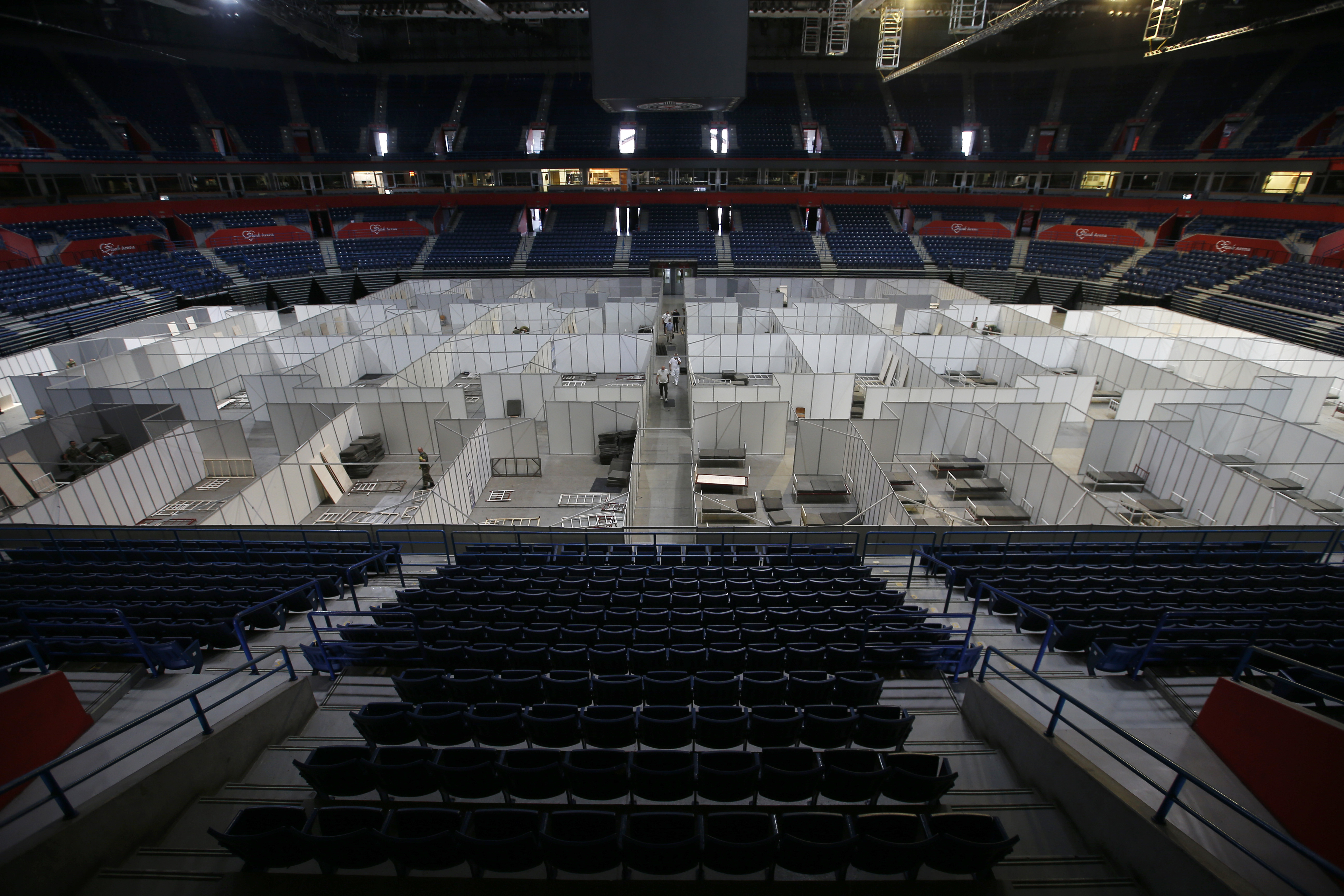 Serbia opens field hospital; S Africa mulls tougher lockdown