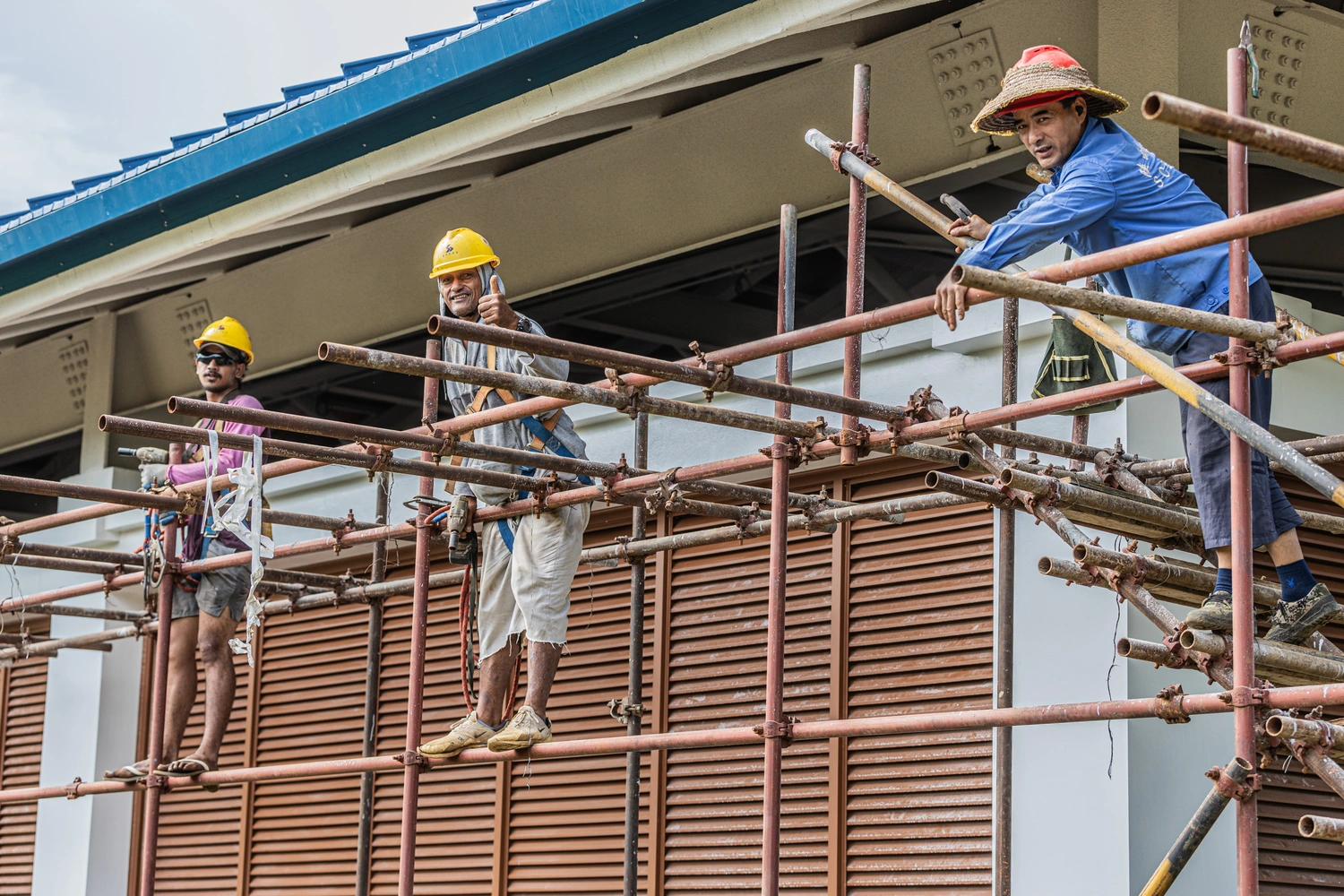 No break for Police Academy labourers