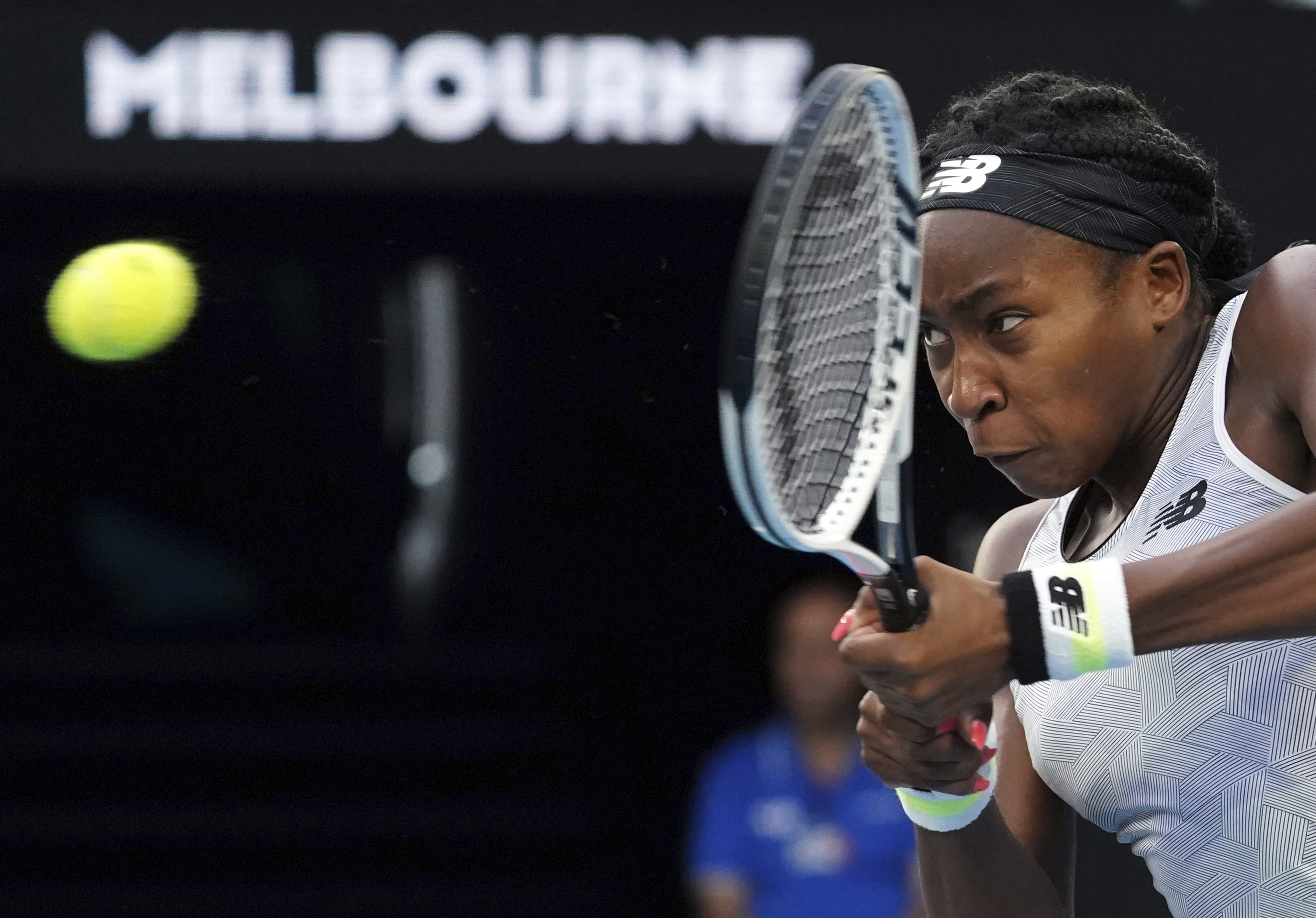 The Latest: 15-year-old Gauff beats champ Osaka in Australia